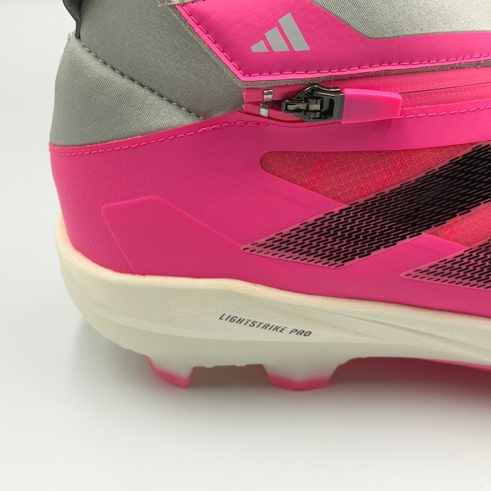 Adidas Adizero Impact+ TPU Baseball Cleats Mens 8.5 Pink Silver IF3353 **NEW** - Picture 9 of 15